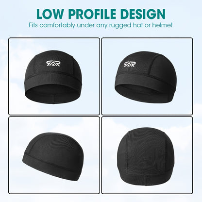 🧢  stellostore SINGBIT High-Stretch Lightweight Sports Skull Cap – 1/2/3pcs Set 💪